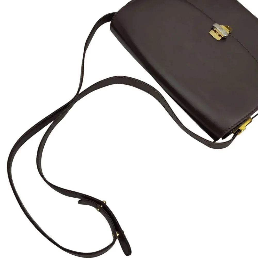 744166BV (L1) Bally Crossbody Bag Brown Leather - Picture 4 of 9